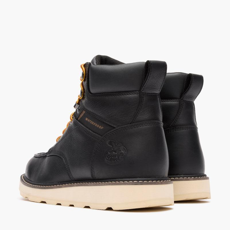 GEORGIA BOOT MEN BLK 6 WORK ME DIUM BLACK - Image 4
